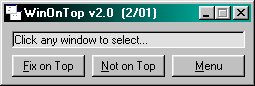 WinOnTop Screenshot